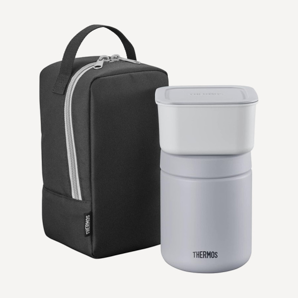 Ланч набор Thermos JBY-801 BKGY 0,8L (Black / Grey, +6h/-8h)